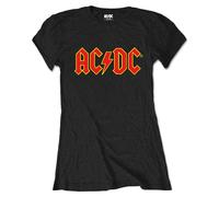 AC/DC Voltage Band Logo Skinny Fit T Shirt