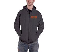 AC/DC Voltage Logo Hoodie in Grey | Size: Medium AC/DC Grey M