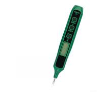 AC DC Voltage Tester Pen with Screen - Smart Electrical Tester for Socket Outlet Diagnosis - Dual Purpose Screwdriver Tool 16.7cm Green