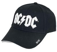 AC/DC White Logo Adjustable Baseball Cap