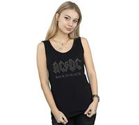 AC/DC Women's Back in Black Vest Black X-Large