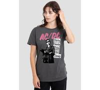AC/DC Women's Dirty Deeds T-Shirt, Charcoal | Size: Medium AC/DC Charcoal M
