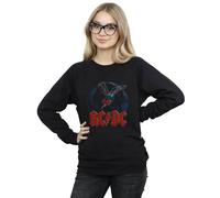 AC/DC Women's Fly On The Wall Sweatshirt in Black | Size: Small AC/DC Black S