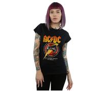 AC/DC Women's For Those About To Rock 1981 Cotton T-Shirt in Black | Size: XL AC/DC Black XL