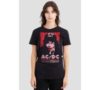 AC/DC Women's High Voltage Live 1975 T-Shirt, Black | Size: Small AC/DC Black S