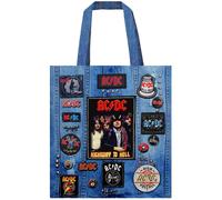 AC/DC Women's Highway To Hell Tote Bag in Mid Blue AC/DC Mid Blue One Size