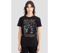 AC/DC Women's Highway World Tour '79 T-Shirt, Black | Size: Large AC/DC Black L