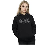 AC/DC Women's Jagged Logo Hoodie in Black | Size: Small AC/DC Black S
