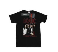 AC/DC Womens/Ladies Highway To Hell Cotton Boyfriend T-Shirt BI5217