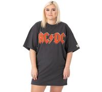 AC/DC Womens/Ladies Oversized T-Shirt Dress NS6944