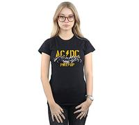 AC/DC Women's PWR UP Portrait Motion T-Shirt Black Small