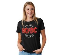 AC/DC Women's Woacdcrts031 T-Shirt, Black, M