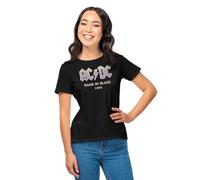 AC/DC Women's Woacdcrts067 T-Shirt, Black, M