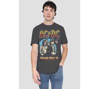 AC/DC World Tour '79-Adult Heather, Black in Charcoal | Size: Large AC/DC Charcoal L