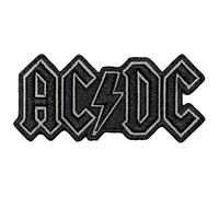 AC/DC Woven Logo Iron On Patch (One Size) (Black)