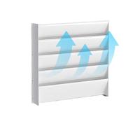 AC Deflector - Guide and Cover Against the Direct | Baffle Cover for Vent Panels, Duct, Heater, Floor, Wall, Window, Home, Tool-Free, Ensuring Easy Adjustments