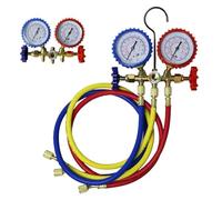 Ac Diagnostic Manifold - Functional Gauge Set | Manifold Air Conditioning Hose Measuring Gauge Kit, Automotive High Precision Car Repair Tool For R134A/R22/R410/R12 Refrigerant, Automotive Accessories