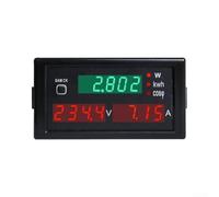 AC Digital Panel Meter Voltage Current Power Factor LED(AC80-300V)