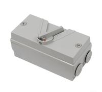 AC Disconnect Switch 30A Outdoor Weatherproof Enclosure Pull Out Isolator for Air Conditioning Units Garden Patio Yard UK(20A)
