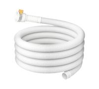 AC Drain Hose - 9.84ft Length Outlet Pipe | Fit Hole Diameter 2.5cm Portable AC Drain with Cuttable Rubber Joint Clamp,for Hotel Industrial Washing Machine Vent Sink Cooler