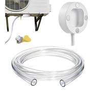 AC Drain Hose | Clear Pipe with Clamp | Magnetic Air Conditioner Drain Kit,for Mini Split Units Condensate Cooling Appliance