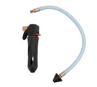 AC Drain Line Cleaner Tool ABS Brass Portable Oxygenating Condensate Line Cleaner for Air Conditioner Drain Hose (Black)