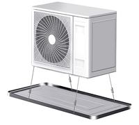 AC Drip Pan, Condensate Drip Tray, Universal Window Air Conditioning A/C Unit Drain Kit with Drain Pipes, Plastic Drain Pan for Collecting and Releasing Water, Drain Fitting Condensate Drain
