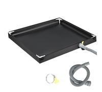 AC Drip Pan - Oxford Cloth, Leak Proof Tray | Foldable Drain Mat | 31 Inch Water Catcher with Drain Pipe & Filter for AC, Refrigerator, Ice Maker, Dehumidifier, Washer & Sink Protection