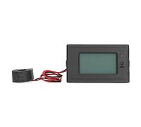 AC Electricity Meter with LCD Display | 40-280V Voltage & 0-100A Current Monitor | Multifunction Electricity Meter for Home/Solar/Electrical Systems | AC100 Model