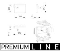 AC Evaporator MAHLE Fits AUDI A5 F5A A7 Sportback E-Tron 18- 4M2820023B
