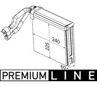 AC Evaporator MAHLE Fits FORD C-Max Focus II Turnier 03-12 1317119