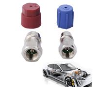 AC Fitting Port Adapter - R12 To R134a Adapter Conversion | R12 To R134a Retrofits Kit | UNF Conversion Adapters Ideal For Automotive Air Conditioning System Upgrades And Refrigerant Compatibility