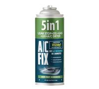 AC FIX 5-in-1 - R1234yf XL Refrigerant for Car Air Conditioning with Oil, Sealant, UV Dye, Desiccant - Quick Application - Protects the Compressor