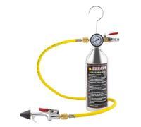 AC Flush Kit, Air Conditioner Flushing Kit - Pipeline Air Conditioner Cleaning Tools,High Performance Vehicle AC Flush Set with Gauge and for RV Sedan