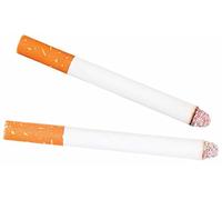 ac Forum Novelties Fake Puff Cigarette Smoke Magic Joke Trick Costume Stage Prop Pk of 2, White