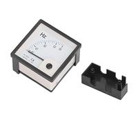 AC Frequency Meter 45-55Hz | 1.5 Class Accuracy Panel Mount | 72x72mm Industrial Tester for AC380V / Electrical Systems/Control Panels | ABS Plastic Shell