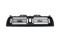 AC Front Grille Console Vent For BMW 5 Series F10 F11 520i 525i 528i 530i 535i 64229166891 Center Chromed Air Vent Outlet Panel Grille Cover(Black)