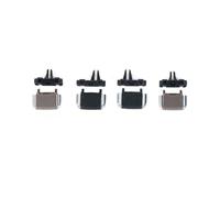 AC Grille Vent Panel 4PCS For Land Cruiser For Prado LC120 2003 2007 2008-2009 Front Air Conditioner Outlet A/C Air Conditioning Vents Tab Clip Repair Kit