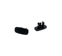 AC Grille Vent Panel For Benz W206 W254 C-Class C200 GLC260 GLC300 Air Conditioning Outlet Knob Cap Cover Lib Repair Kit A2068306403(Black Lid)