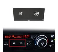 AC Heater Control Panel Fan Speed Button for BMW 1 3 Series E81 E87 E90 X1, Black ABS Replacement Switch Part
