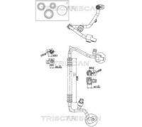 TRISCAN 9010 16029 High- / Low Pressure Line, air conditioning