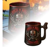 AC/Highway to Hell Unique 16. oz Mug with Guitar-Shaped Handle - Mid-South Products Winter (Red, 13cm)