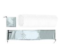 AC Hose Cover,Portable AC Hose Insulation Sleeve - Aluminum Foil Insulated Protection Lightweight Design for Home HVAC Installation Outdoor Commercial