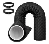 AC Hose Duct Sleeve - Insulated Vent Pipe Wrap Protection, Energy Saving Airflow Cover, Portable Shield | Commercial Buildings Kitchen Home Basement for Commercial Buildings Kitchen Basement