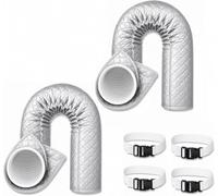 AC Hose Insulation Sleeve for TCL T10PS3SB 2024 2025 2026+ | Portable Air Conditioner Hose Cover 150cm, AC Exhaust Pipe Insulation Sleeve for 5 & 6 Inch Diameter