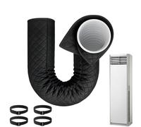AC Hose Insulation Sleeve - Portable Exhaust Cover | Zipper Oxford Wrap, 5