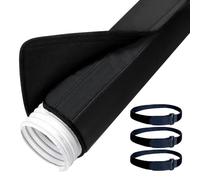 AC Hose Protective Cover - Flexible Thermal Wrap, Compact Insulation Sleeve, High Performance Cover with Temperature Resistant Coating | Suitable for Air Conditioner Pipe Replacement Applications