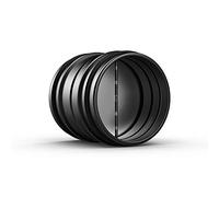 AC Infinity 4" Backdraft Damper, One-Way Airflow Ducting Insert with Spring-Loaded Folding Blades for 4” Ducting in Range Hoods and Bathrooms Fans