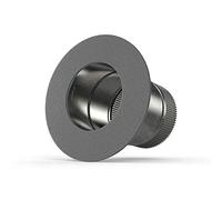 AC Infinity 4" Ducting Take-Off Collar, Galvanized Steel Inlet Flange Starter Collar for 4” Ducting with Dryers and Range Hoods