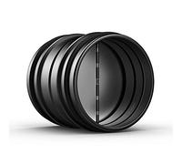 AC Infinity 200mm Backdraft Damper, One-Way Airflow Ducting Insert with Spring-Loaded Folding Blades for 200mm Ducting in Range Hoods and Bathrooms Fans, 8-Inch